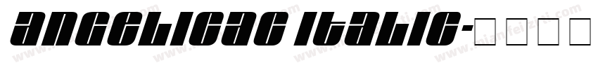 AngelicaC Italic字体转换